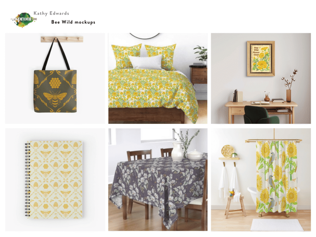 Bee Wild Collection Mockups