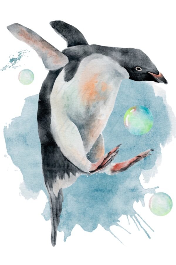 Watermarked Penguin