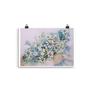 flannel flower watercolour 1