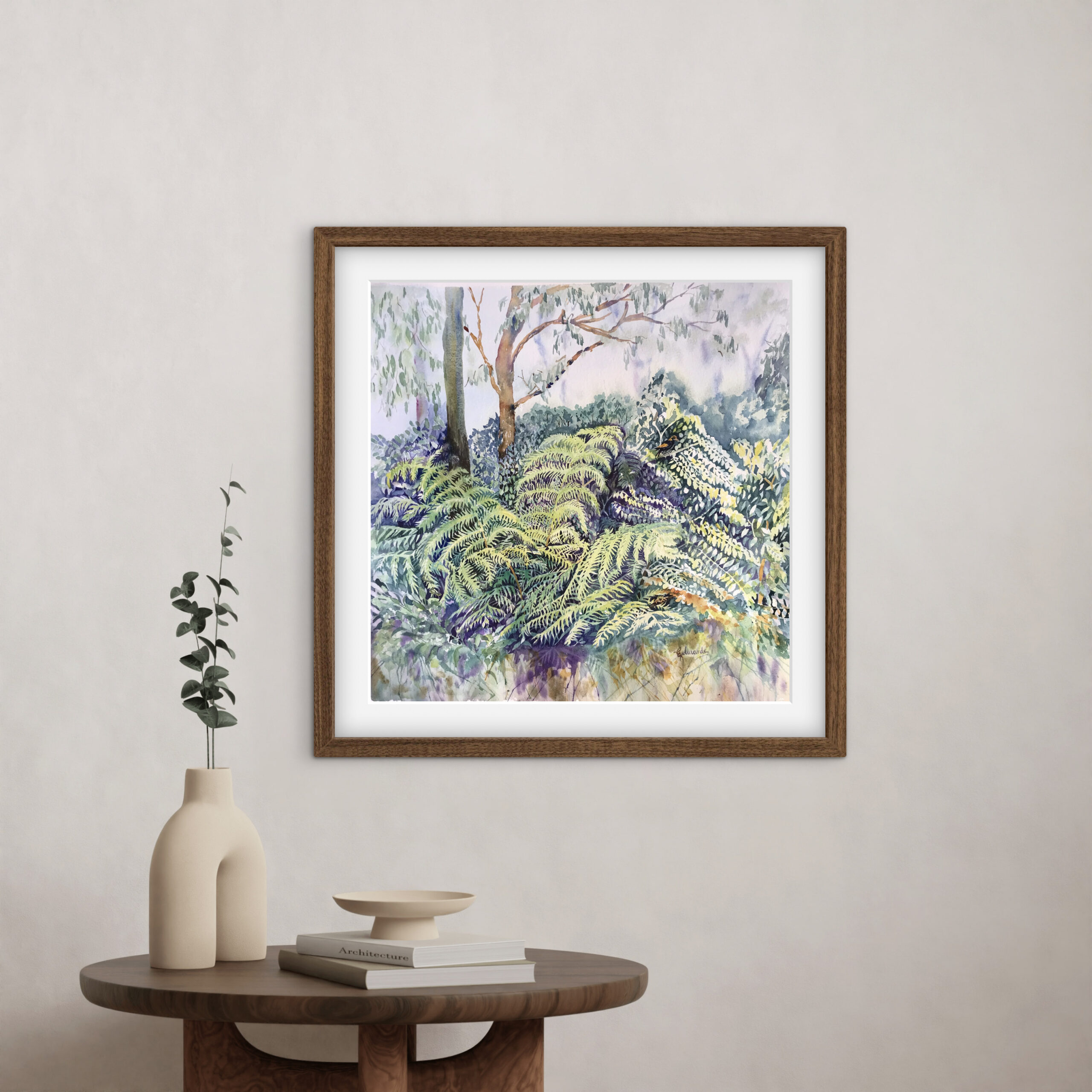 whispers in the wild watercolourfine art poster 25x25 cm / 10x10″ whispers in the wild watercolourfine art poster 25x25 cm / 10x10″